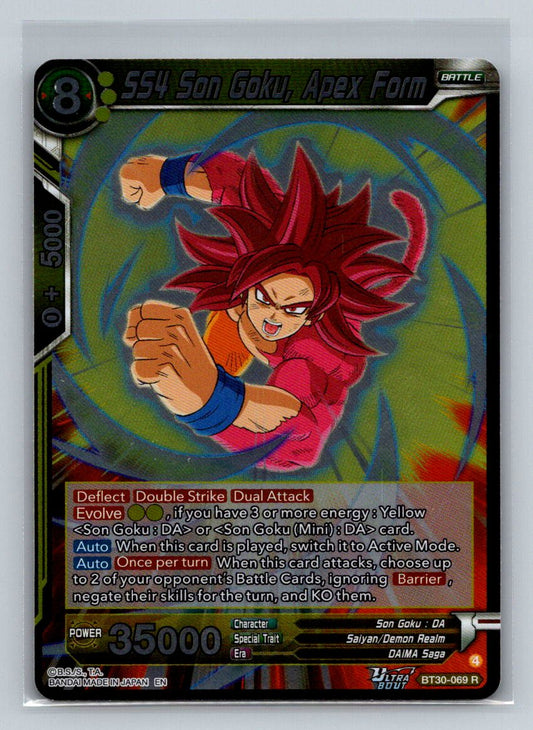 Three Glorious Fighters #BT30-069 SS4 Son Goku, Apex Form - (BT30) Rare