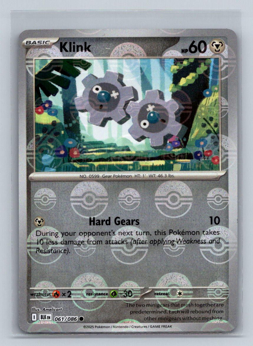 SV: Black Bolt #061/086 Klink (Poke Ball Pattern)