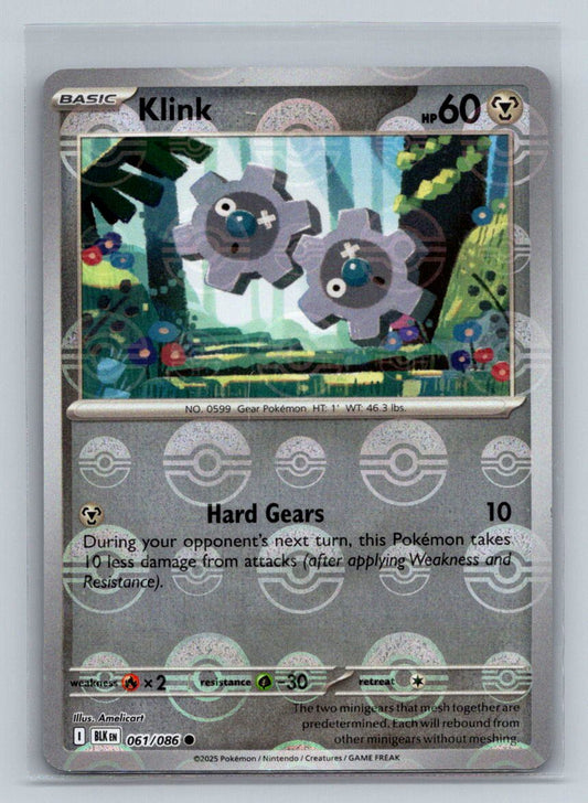 SV: Black Bolt #061/086 Klink (Poke Ball Pattern)